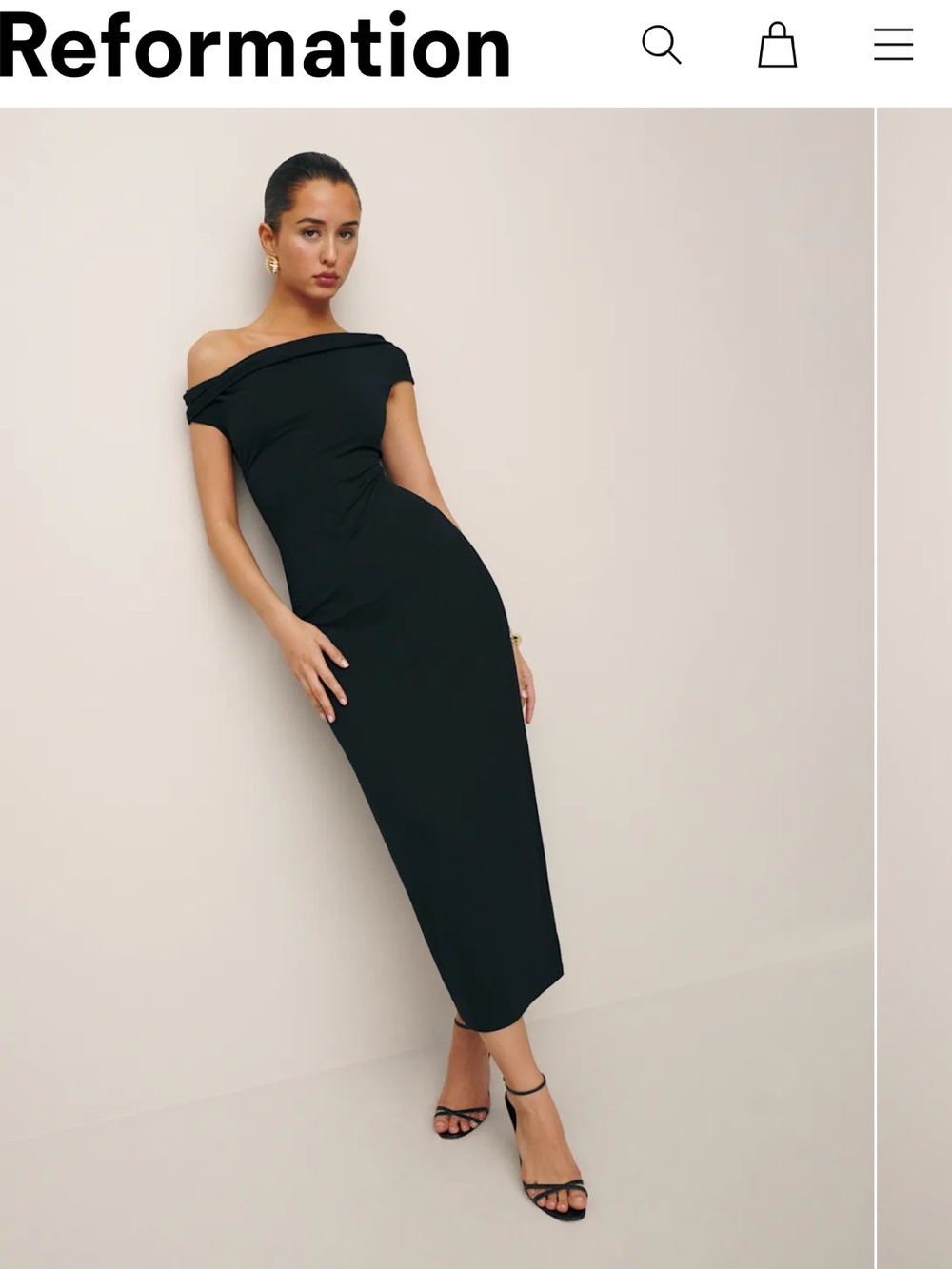 Reformation Jamen Knit Dress